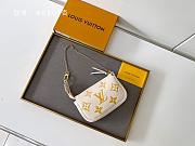 Louis Vuitton Pochette Accessories mini white/yellow 15.5x10.5x4cm - 3