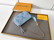Louis Vuitton Pochette Accessories Mini blue 15.5x10.5x4cm - 2