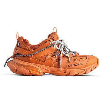 Balenciaga Men's Track Trail Laces Sneaker in Orange/grey 800592WTRHK7000
