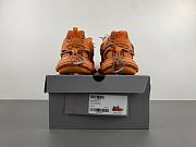 Balenciaga Men's Track Trail Laces Sneaker in Orange/grey 800592WTRHK7000 - 5