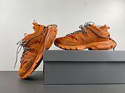 Balenciaga Men's Track Trail Laces Sneaker in Orange/grey 800592WTRHK7000 - 3