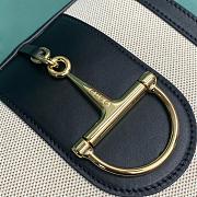 Gucci 73 small bucket bag - Natural canvas 18.5x20x8.5cm - 4