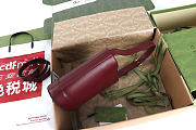 Gucci 73 small bucket bag - Rosso Ancora red smooth leather 18.5x20x8.5cm - 3