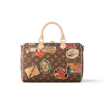 Louis Vuitton Flight Mode Speedy Bandoulière 30x21x17cm