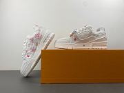 Louis Vuitton x Takashi Murakami LV Trainer Sneaker Cherry Blossom White (Women's) 1AGZEJ - 3
