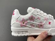 Louis Vuitton x Takashi Murakami LV Trainer Sneaker Cherry Blossom White (Women's) 1AGZEJ - 2