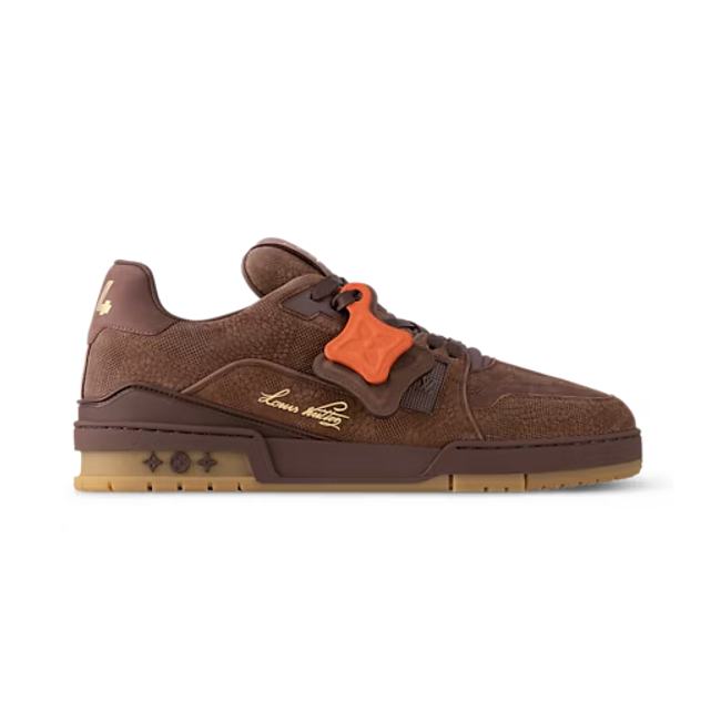 Louis Vuitton trainer sneaker 1AH635 - Brown color - 1