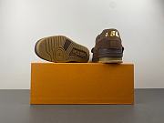 Louis Vuitton trainer sneaker 1AH635 - Brown color - 3