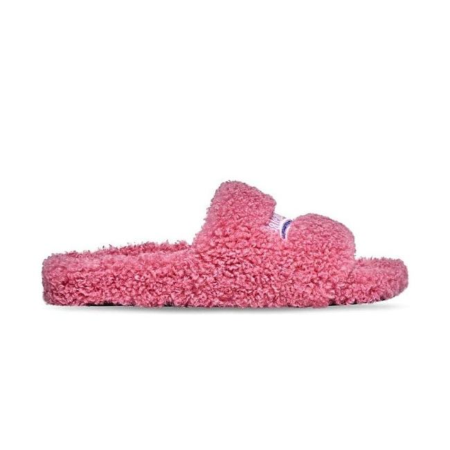 Balenciaga Furry Slide Pink (Women's) 654261WBDZ05096 - 1