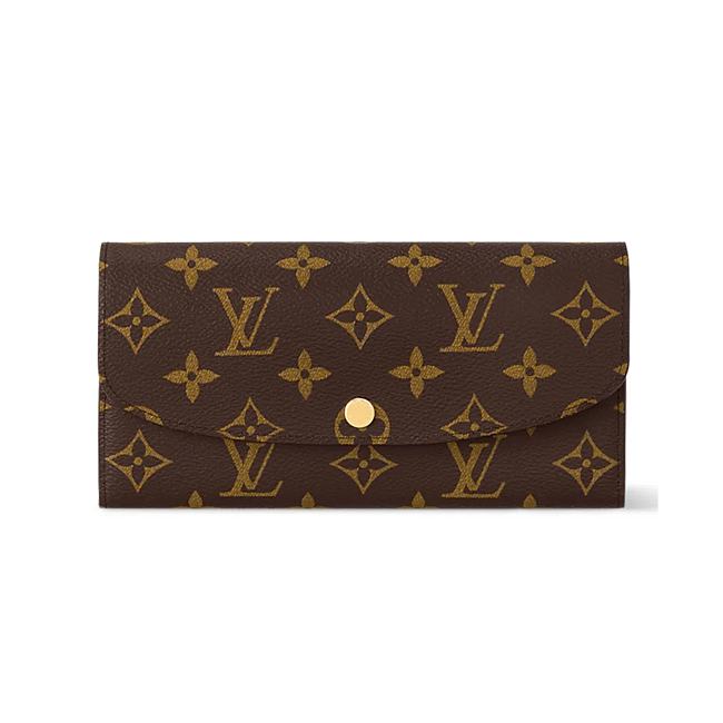Louis Vuitton Emilie Monogram Emilie Wallet Brown M60697 19cm - 1