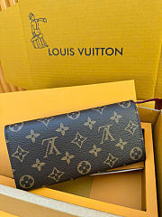 Louis Vuitton Emilie Monogram Emilie Wallet Brown M60697 19cm - 6