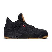 Air Jordan 4 Retro Levi's Black (Levi's Tag) AO2571-001 - 1
