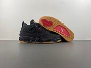 Air Jordan 4 Retro Levi's Black (Levi's Tag) AO2571-001 - 6