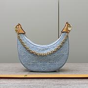 Louis Vuitton Loop Sky Blue Denim 23x13x6cm - 6