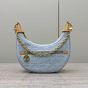 Louis Vuitton Loop Sky Blue Denim 23x13x6cm - 2