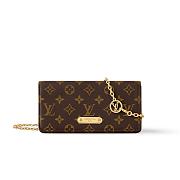 Louis Vuitton Wallet On Chain Lily Monogram 20.5*10*3.5cm - 1