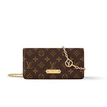 Louis Vuitton Wallet On Chain Lily Monogram 20.5*10*3.5cm