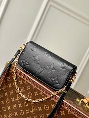 Louis Vuitton Wallet On Chain Ivy Black 23.5*12*4.3cm - 5