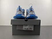 Balenciaga 3xl Extreme Laces B Sneaker in White/grey/blue/pink 825601 W3XCH 9145 - 3