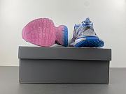 Balenciaga 3xl Extreme Laces B Sneaker in White/grey/blue/pink 825601 W3XCH 9145 - 4
