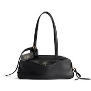 Balenciaga Women's Carrie Bowling Bag in Black 30.9*11.9*11.9cm - 1