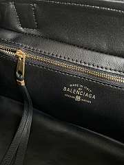 Balenciaga Women's Carrie Bowling Bag in Black 30.9*11.9*11.9cm - 4