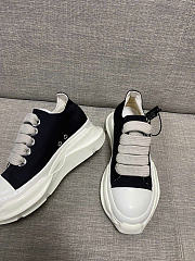 Rick Owens DRKSHDW Porterville Jumbo Laced Abstract Low - black color - 5