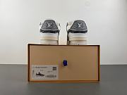 Louis Vuitton Trainer Monogram Denim Grey White 1ADF58 - 5