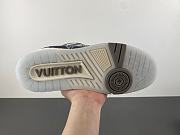 Louis Vuitton Trainer Monogram Denim Grey White 1ADF58 - 2
