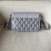Dior Hit The Road Shoulder Bag Diamond CD Grey 24.5cm - 6