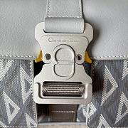 Dior Hit The Road Shoulder Bag Diamond CD Grey 24.5cm - 4