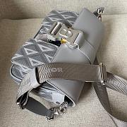 Dior Hit The Road Shoulder Bag Diamond CD Grey 24.5cm - 2