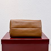 Gucci Softbit medium top handle bag - Brown grainy leather 27.5x21x16cm - 2