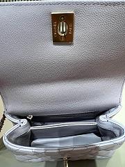 CHANEL Caviar Quilted Extra Mini Coco Handle Flap Light Purple 18cm - 2