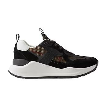 Burberry Embossed Mesh Sneakers Black Men's 80654351