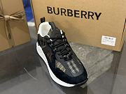 Burberry Embossed Mesh Sneakers Black Men's 80654351 - 6