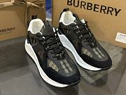Burberry Embossed Mesh Sneakers Black Men's 80654351 - 2