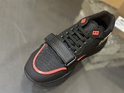 Burberry Check Suede Leather Sneakers Vintage Check-print Black Men's 8034127 - 3