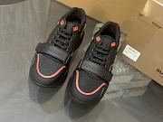 Burberry Check Suede Leather Sneakers Vintage Check-print Black Men's 8034127 - 2