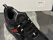 Burberry Suede and Mesh Sneakers Black Bright Red 8057350 - 3
