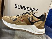 Burberry Check Leather and Suede Sneaker Archive Beige 80708511 - 6
