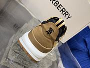 Burberry Check Leather and Suede Sneaker Archive Beige 80708511 - 5