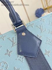 Louis Vuitton Keepall Bandoulière 50 Blue color 50x29x23cm - 6