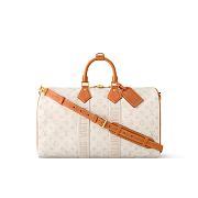 Louis Vuitton Keepall Bandoulière 45 Off-White 45x27x20cm - 1