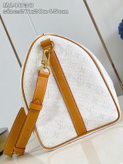 Louis Vuitton Keepall Bandoulière 45 Off-White 45x27x20cm - 4