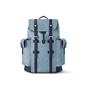 Louis Vuitton Christopher MM Blue 38x44x12.5cm - 1
