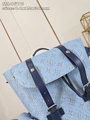 Louis Vuitton Christopher MM Blue 38x44x12.5cm - 3