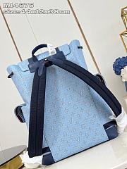 Louis Vuitton Christopher MM Blue 38x44x12.5cm - 6