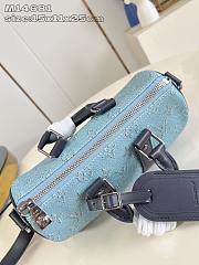 Louis Vuitton Keepall Bandoulière 25 Blue color 25x15x11cm - 4