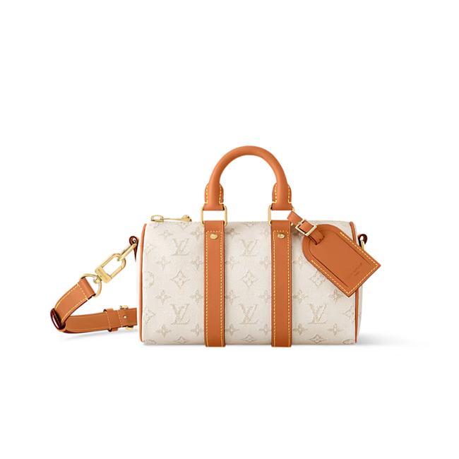 Louis Vuitton Keepall Bandoulière 25 Off-White 25x15x11cm - 1
